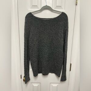 Loft Women’s Large Long Sleeve Grey Sweater